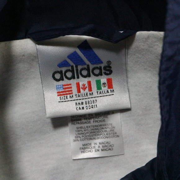 ADIDAS 3 Stripes Colorblock Track Jacket VTG - Picture 5 of 8